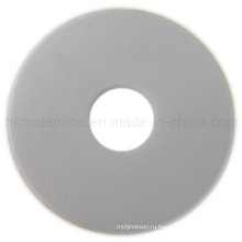 Белый круглый силиконовый коврик (RS38)